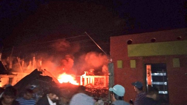 Nueva explosión de polvorín, ahora en Santiago Tenango