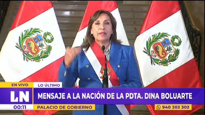 Presidenta de Perú pide al Congreso adelantar elecciones y declara Estado de Emergencia