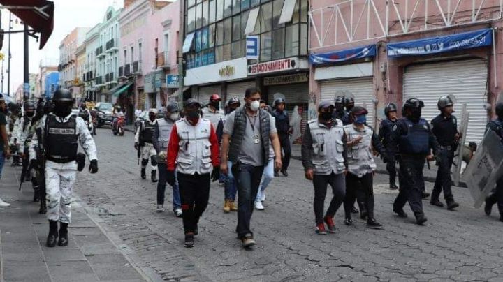 Ambulantes protestan por operativo en el Centro Histórico: “Nos tratan como delincuentes”