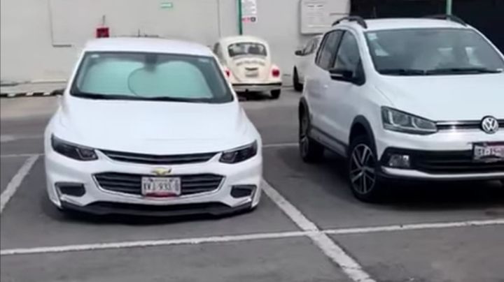 Se hace viral robo de autopartes en estacionamiento de la Beneficencia Española
