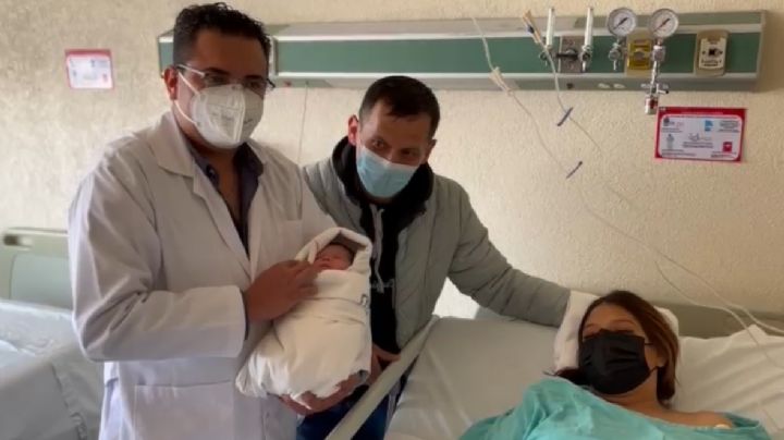 Yamileth, es la primera bebé del 2023 que nació en el Hospital de la Margarita del IMSS en Puebla
