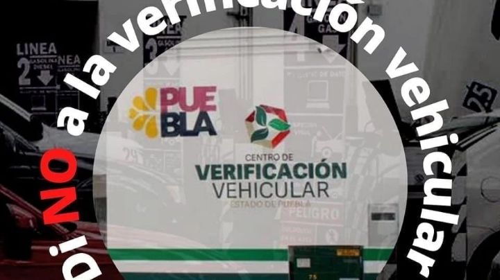 Se realizó segunda marcha contra la verificación vehicular en Puebla