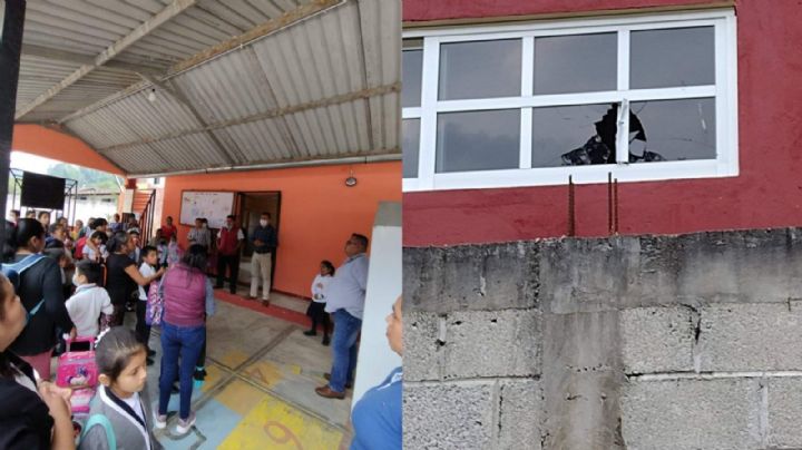 Alcalde de Zapotitlán de Méndez dispara contra escuela primaria en aparente estado de ebriedad