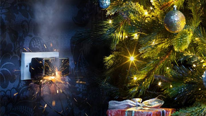 ¿Cómo evitar incendios durante la navidad?