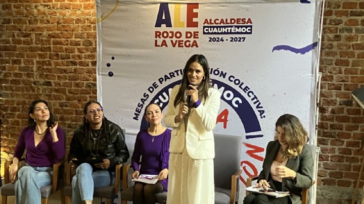 'Las 33 colonias de Cuauhtémoc son prioridad para mi gobierno': Alessandra Rojo