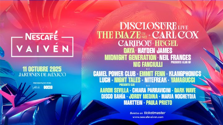Festival Vaivén 2025: conoce la nueva fecha y un lineup recargado