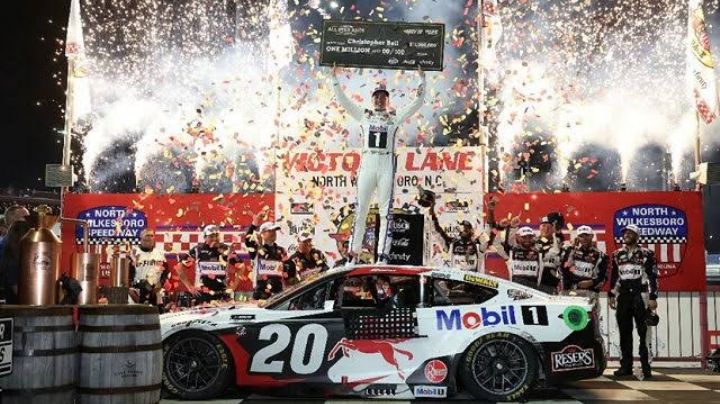 Christopher Bell superó a Joey Logano y se llevó la victoria por primera vez en la NASCAR All-Star