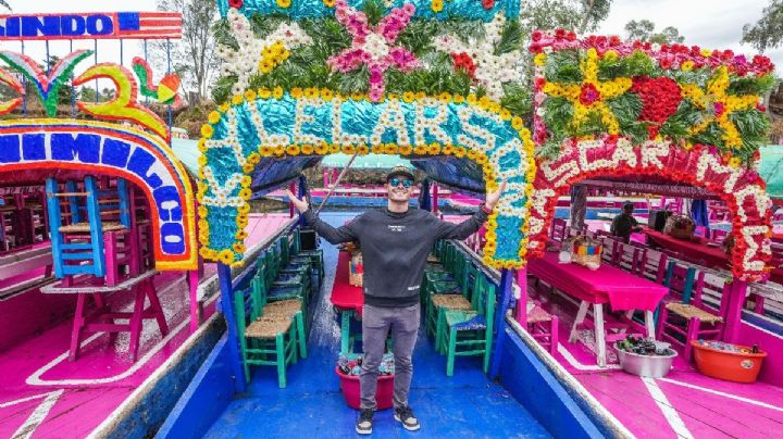 Nascar Mexico City Weekend: Kyle Larson se pasea por Xochimilco previo a la carrera