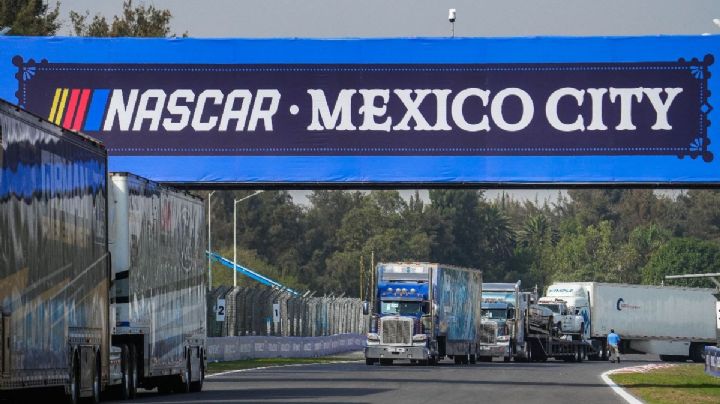 ¡Los gigantes de NASCAR invaden la CDMX! Llegan los primeros trailers para el Mexico City Weekend