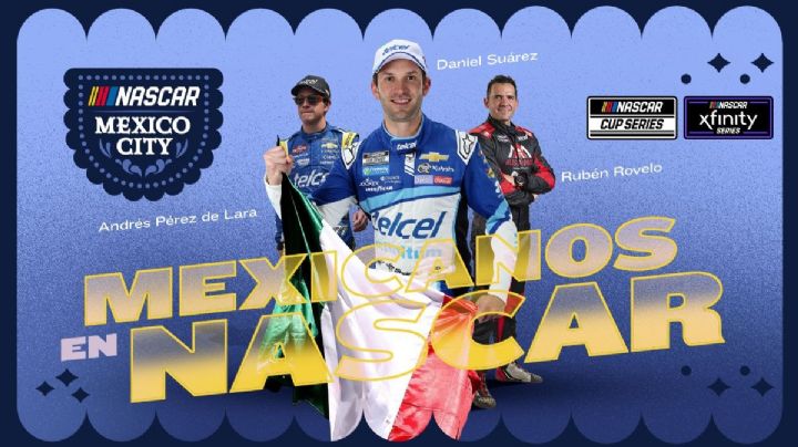 Suárez, Rovelo y Pérez de Lara, la representación mexicana en el Nascar Mexico City Weekend