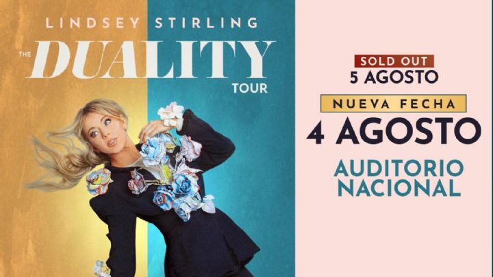 Confirma la violinista Lindsey Stirling una nueva fecha en CDMX