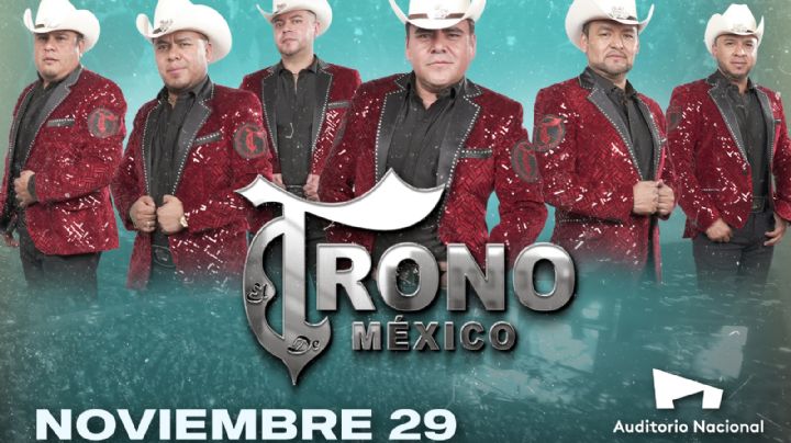 El Trono de México celebra 20 años de trayectoria con su gira Mi Segundo Aire
