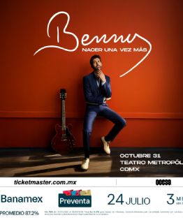 Benny Ibarra lanza disco en solitario y comienza gira en México: boletos, lugar, precios