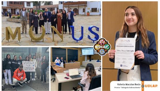 Premian a estudiante de la UDLAP en el Modelo de Naciones Unidas de Colombia 