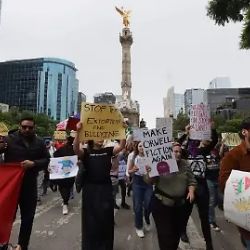 Se concentran en Cuauhtémoc manifestaciones por el Día de la Independencia de EU