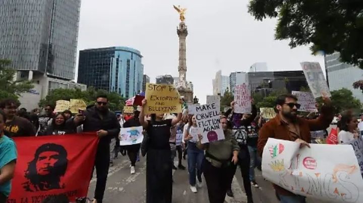Se concentran en Cuauhtémoc manifestaciones por el Día de la Independencia de EU
