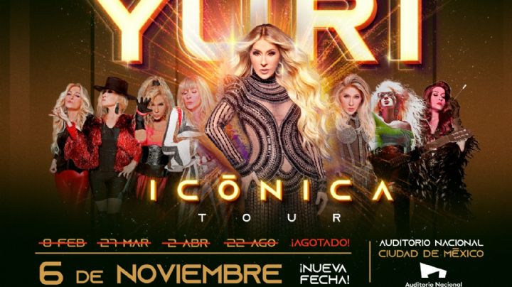 Icónica Tour arrasa en el Auditorio Nacional: Yuri agota y anuncia nuevas fechas