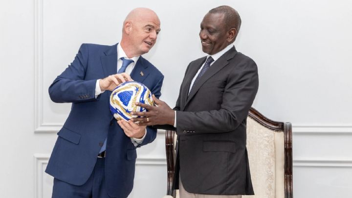 Gianni Infantino se reúne con el presidente de Kenia con el Programa Forward de la FIFA